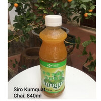 Siro Kim Quất / Kumquat chai 840ml Bao bì mới CHẤT LƯỢNG GIỮ NGUYÊN