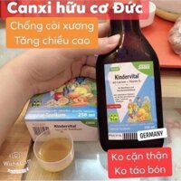 Siro KINDERVITAL: BỔ SUNG CANXI + VITAMIN D3