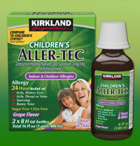 Siro Kirkland Signature Children’s Aller-Tec Trị Cảm Sốt, Ho, Chảy Mũi, Hắt Hơi