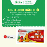 Siro LINH BÁCH HỘ hỗ trợ giảm triệu chứng kém ăn kém ngủ đầy bụng khó tiêu hộp 20 ống x 10 ml