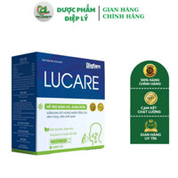 Siro Lucare Hộp 20 Ống 10ml Giúp Hỗ Trợ Giảm Ho, Giảm Đờm , Giảm Rát Họng Khản Tiếng Do Viem Họng, Phế Quản