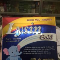 Siro LYSIN GOLD - Bổ sung lysine và các enzyme cần thiết, giúp hấp thụ dưỡng chất, ăn ngon, tăng sức đề kháng...