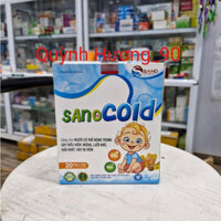 Siro mát gan,giải độc gan,thanh nhiệt cho bé SANO COLD giúp giảm nhiệt miệng,mẩn ngứa ( SANOCOLD 20 ống )