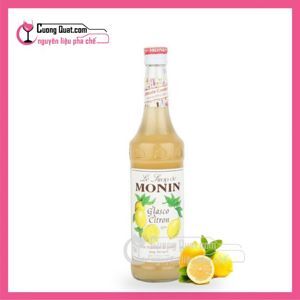 Siro Monin Chanh vàng (Lemon) chai 700ml