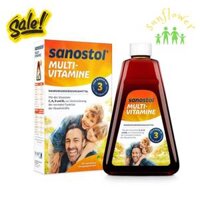 Siro Multi Vitamin Sanostol số 3 cho bé 3-6 tuổi 460ml của Đức