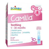 Siro muối Boiron Camilia Teething của Canada giảm đau mọc răng hộp 30 ống