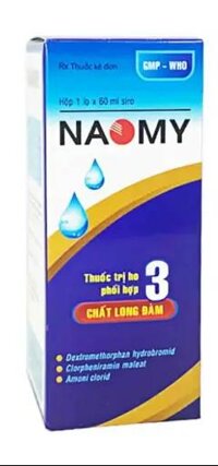 Siro Naomy TW3 giảm các triệu chứng ho do cảm lạnh, cảm cúm, họ khan, họ dị ứng (60ml)