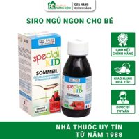 Siro Ngủ Ngon Cho Bé Special Kid Sommeil Giúp Bé Ngủ Sâu Giấc, Giảm Giật Mình, Khóc Đêm 125ml
