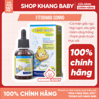 Siro ngủ ngon FitoBimbi Sonno lọ 30ml - Shop Khang Baby