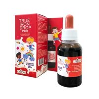 Siro nhỏ giọt TRUE IRON DROP ORGANIC- Bổ sung sắt cho trẻ em và người lớn thiếu máu (Lọ 30ml)