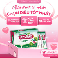 Siro nhuận tràng ANVILUX Giúp Nhuận Tràng, Giảm Táo Bón Hương Dưa Lưới, Hộp 30 GÓI X 10ML