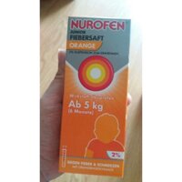 Siro Nurofen 100ml Đức cho bé từ 6 tháng tuổi trở lên , vị hoa qu