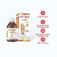 Siro Nutrigen Propolis Syrup hỗ trợ giảm nguy cơ viêm đường hô hấp (Chai 200ml)