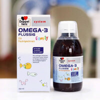 Siro OMEGA 3 Flussig Family Bổ Sung EPA, DHA & Vitamin Cho Trẻ Em Và Người Lớn, 250ml