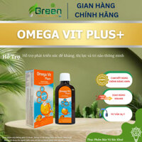 Siro OMEGA VIT PLUS+ tăng cường đề kháng, tốt cho não bộ và mắt (Chai 100ml)