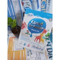 Siro ống CANXI GROWUP bổ sung canxi, vitamin D3,vitaminB6, PP và vitamin K2-MK7 cho bé - Hộp 20 ống