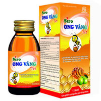 Siro Ong Vàng TW3, hỗ trợ giảm triệu chứng ho, ho có đờm, đau rát họng