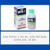 SIRO PECTOL - E  TRỊ HO, VIÊM PHẾ QUẢN, SUYỄN, CẢM SỔ MŨI