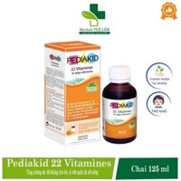 Siro Pediakid 22 Vitamines chai 125ml giúp bổ sung các vitamin và khoáng chất cho bé