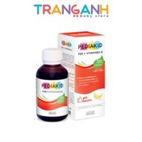 Siro Pediakid Bổ Sung Fer + Vitamines B cho bé