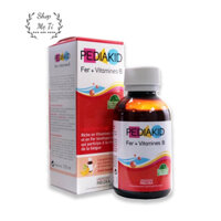 Siro Pediakid Fer Vitamines B hỗ trợ hấp thu sắt và các vitamin nhóm B (Pháp) giảm mệt mỏi