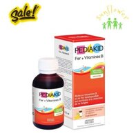 Siro Pediakid Fer + Vitamines B bổ sung sắt và vitamin nhóm B 125ml của Pháp