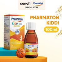 Siro Pharmaton Kiddi giúp trẻ ăn ngon, giúp xương chắc khỏe, hỗ trợ sự phát triển toàn diện của trẻ - chai 100ml
