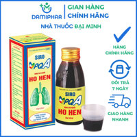 Siro PQA Ho Hen Lọ 125ml - Hỗ Trợ Hen Phế Quản Lâu Năm