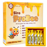 Siro Probee, hỗ trợ giảm các triệu chứng ho, đau rát họng, khản tiếng