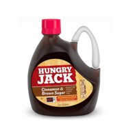 Siro Quế Và Đường Nâu Cinnamon & Brown Sugar Syrup Hungry Jack Chai 816ml x Thùng 6 Chai