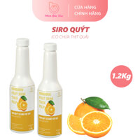 Siro Quýt - Nước Ép Quýt cô đặc đóng chai 1,2kg (có tép cam)