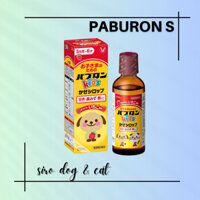 Siro S Paburon giảm ho cho bé, Siro ho chó mèo giảm ho cảm cúm sổ mũi cho bé Nhật Bản