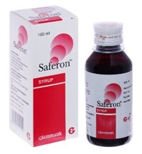 Siro Saferon 50mg/5ml (Sắt – hydroxid polymaltose) – Điều trị thiếu máu, thiếu sắt chai 100ml