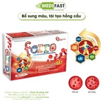 Siro sắt dạng ống Ferro Sanofia France  Hộp 20 ống- Giúp bổ sung sắt, Vitamin, tái tạo hồng cầu, giảm thiếu máu