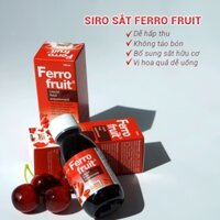 Siro sắt Ferro Fruit Dr.Muler 110ml vị trái cây bổ máu