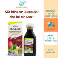 Siro sắt nước hữu cơ bổ sung cho bé ăn ngon tăng đề kháng từ 12 tháng Blutquick Đức, Shop Bếp Của Mẹ
