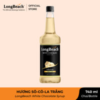 Siro Sô-Cô-La Trắng (Socola Trắng) - LongBeach White Chocolate Flavoured Syrup 740ml