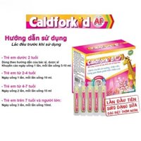 Siro sữa Caldforkid AF bổ sung canxi từ tảo biển đỏ (Canxi AF) dễ hấp thu [ hộp 20 ống]