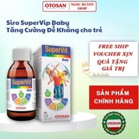 Siro Super Vit Baby OTOSAN Vị Táo Cho Bé Giúp Tăng Cường Sức Đề Kháng, Hỗ Trợ Miễn Dịch Khỏe Mạnh 150ml