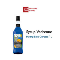 Sirô, Syrup Vedrenne hương Blue Curacao 1l - 1 chai