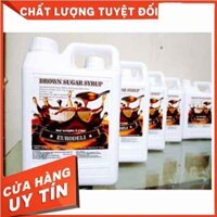 Siro - Syrus Đường Đen Eurodeli (Brown Sugar Syrup) can 2.5Kg