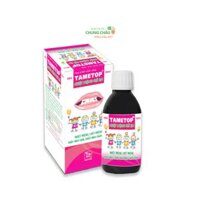 Siro Tametop hỗ trợ điều trị nhiệt miệng, loét miệng, chảy máu cam, chảy máu chân răng (100ml)