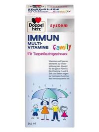 Siro Tăng Cường Đề Kháng Doppelherz System Immun Family, 250 ml