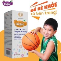 Siro Tăng Cường Đề Kháng GINKID 125 ML - Giúp tăng cường đề kháng cho trẻ, giảm nguy cơ mắc các bênh đường hô hấp