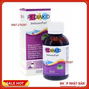 Siro tăng cường hệ miễn dịch cho bé Pediakid Immuno Fortifiant 125ml