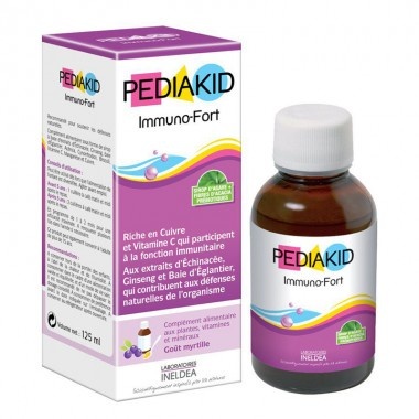 Siro tăng cường hệ miễn dịch cho bé Pediakid Immuno Fortifiant 125ml