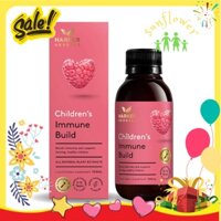 Siro tăng đề kháng ăn ngon Harker hồng Children's Immune Build 150ml