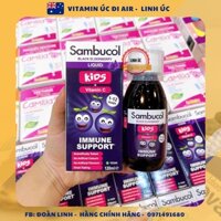 Siro tăng đề kháng hàng ngày Sambucol for kid 120ml cho bé 1-12 tuổi, Date xa, Chuẩn Đi Air