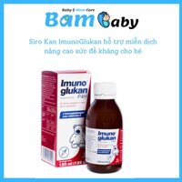 Siro Tăng đề kháng Imuno Glukan 120ml  - Tẵng miễn dịch , nâng cao sức khỏe cho trẻ - XÁCH TAY NỘI ĐỊA
