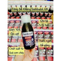 Siro tăng đề kháng Sambucol black elderberry liquid